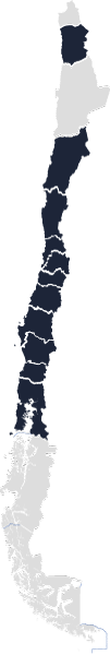 mapa de chile continental